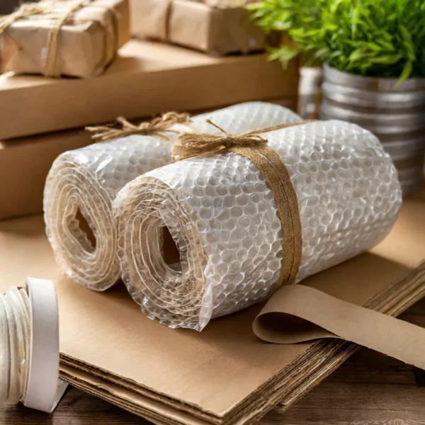 Environmental Friendly Paper Bubble Wrap Products Packed With Paper Cushioning Paper Packaging T